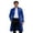 Blue, variant on Medieval Punk Gothic Cosplay Costume Coat with Sequin Detailing for Retro Jacket