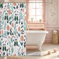 thumbnail image 3 of Manfei Cute Panda Shower Curtain 72Wx84L,Cartoon Flowers Bathroom Shower Curtain, 3 of 6