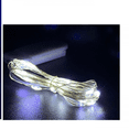 thumbnail image 1 of Led Copper Wire Lamp String, Button Battery Box Lamp, Flower Cake Battery Box (1m 10 Lamp With Battery White Light), 1 of 3