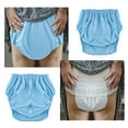 thumbnail image 3 of Water Resistant Diaper Cover with Elastic Leg Openings Washable Incontinence Pants for Enhances Leak Protection, 3 of 15