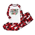 thumbnail image 2 of Red Checkered Shirt Matching Pajamas Matching Family Outfits, Comfortable Matching Pjs, Christmas Supplies for Family Members, 2 of 3