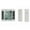 Blanc, variante sur Amdohai Thermomètre Intérieur Extérieur avec Capteur Sans Fil Moniteur de Température Numérique Compteur Max & Min Enregistrement Grand Écran LCD pour Maison Chambre Bureau (2 Capteurs)