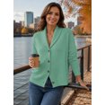 thumbnail image 5 of Fewfanhot Sweaters for Women Lightweight Cardigan Knit Button Knit Tops Business Casual Office Wear, 5 of 5