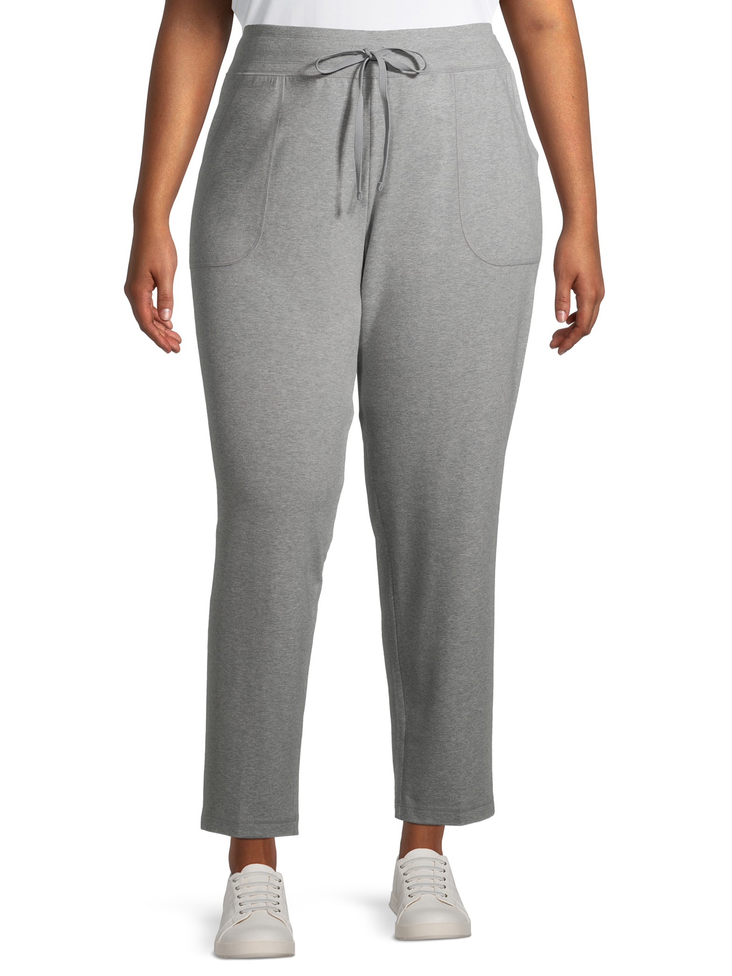 Athletic Works Women's Plus Size Core Knit Athleisure Sweatpants