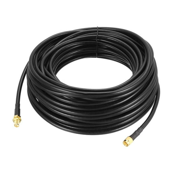 Uxcell SMA Male to SMA Female Antenna Extension Coax Cable RG58 50ft