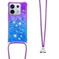 thumbnail image 3 of Funda para Xiaomi Redmi Note 13 Pro 5G Brillantina Líquida Divertida Reluciente y con Cristales en Movimiento Cuerpo Cruzado con Cordón Ajustable, 3 of 5