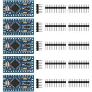 AITRIP 5 Pack PRO Mini Atmega328P-AU 5V/16MHz Development Board rocontroller Bootloadered with Pin Headers