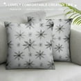 thumbnail image 3 of Nawypu   Pieces Christmas Cozy Fleece Throw Pillow Cover Double Sided Snowflakes Pillow Cases Snowflake Pillowcases for Bed Sofa Car (White), 3 of 5