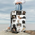 thumbnail image 7 of Rateoe dogs pets collage Printed Luggage Cover, Suitcase Protector Fits 18-32 Inch Luggage-Medium, 7 of 7