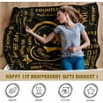 thumbnail image 6 of 1 Year Wedding Anniversary Blanket 50x60, 1 Year Anniversary Romantic Gifts for Him/Her, 1st Anniversary Wedding Gifts for Husband/Wife, Wedding Gifts for Couples One Year Anniversary, 6 of 6