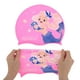 thumbnail image 5 of Gorro de natación de silicona con patrón de sirena rosa único, 5 of 5