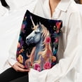 thumbnail image 6 of Unicorn Elegant Velvet Bed Pillow Covers Set - Decorative Pillows with Unique Patterns, Chair Pillow Covers - 16x16, 18x18, 20x20 inches for Any Occasion - Set of 2 Items, 6 of 6