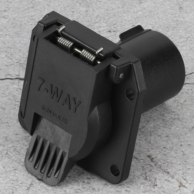 Accesorio De Conector De Toma De Corriente Portátil De 7 Pines US 6-24V Para Remolques RV