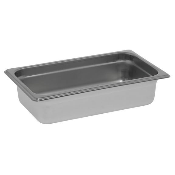 HUBERT Steam Table Pan 1/4 Size 22 Gauge Stainless - 2 1/2"D