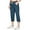 Blue, variant on YOTMKGDO Slacks for Women Active Women's Relaxed Lightweight Woven Cargo Capri Pant Women's Pants Black L