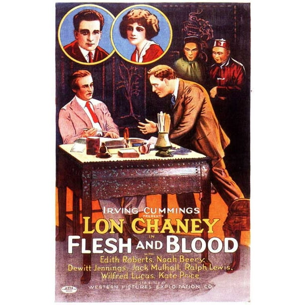 Flesh And Blood Movie Poster Style A 11 X 17 1922 Walmart Com