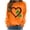 Orange#2, variant on Lopecy-Sta Women's Sweatshirts St. Patricks Sweatshirts Shamrock Shirts Lucky Graphic Tees Irish Gift Pullover Long Sleeve Tops