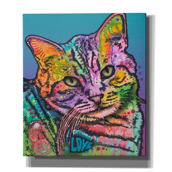 Epic Graffiti 'Tigger' by Dean Russo, Giclee Canvas Wall Art, 26"x30"
