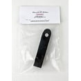 thumbnail image 3 of Walker & Williams AT-1 Black Leather Acoustic Guitar Strap Button Headstock Adaptor, 3 of 4