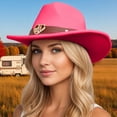 thumbnail image 1 of Chapeau de Cowboy Classification des Produits Style Western avec Bandeau Classique pour Hommes et Femmes, 1 of 4