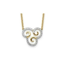 .925 Sterling Silver 1/3 Cttw Lab Grown Diamond Heart Pendant Necklace (F-G Color, Vs2-Si1 Clarity)