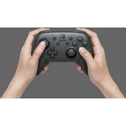 2 Pack OEM Official Nintendo Switch Pro Wireless Controller - Black - HACAFSSKA