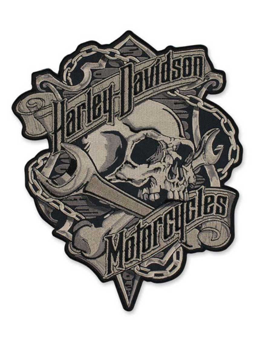 Harley-Davidson Grim Skull & Wrench Decal 4.5 x 5.5 inches DC341803 MD Size 