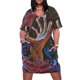 thumbnail image 2 of Concientización sobre el dolor de células falciformes - ESPERANZA vestido suelto con bolsillos vestidos para fiesta de bodas ropa vestido largo femenino, 2 of 7
