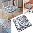 thumbnail image 2 of Chair Cushions for Dining Chairs Seat Cushion Chair Pad Memory Chair Pad for Back, Coccyx Thickened Cotton and Linen Classroom Chair Cushion for Kitchen Decor or Office Use， 16x16 Inch, 2 of 7