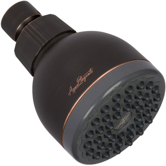 Aqua Elegante High Pressure Shower Head for Low Water Pressure Showers - 2.5 GPM - Oil-Rubbed Bronze