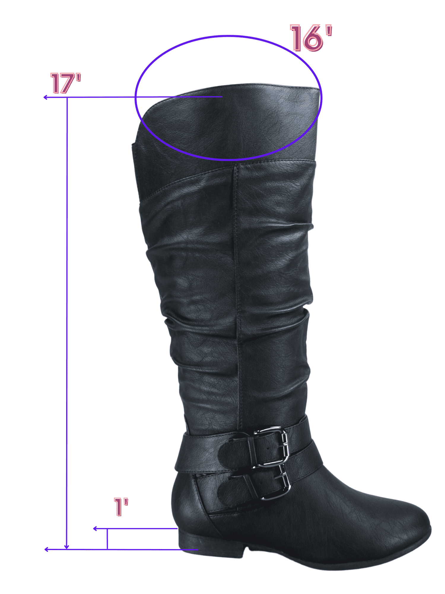 【KOOLOSET】Winter High-Neck Leather Padding AnuirheiH Mens Leather Boots Hasp Lacing Thick-soled Large
