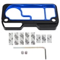 thumbnail image 2 of Motorcycle Instrument Bezel, Metal Motorcycle Meter Cover  For Modification Blue, 2 of 8