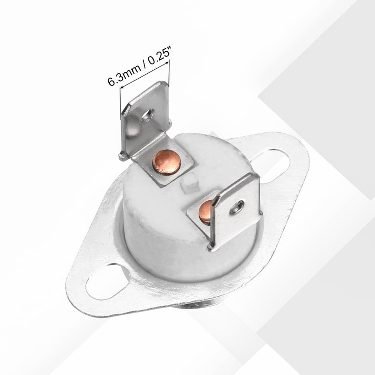 2 Pcs KSD301 Thermostat 100°C/212°F 20A Normally Closed N.C Adjust