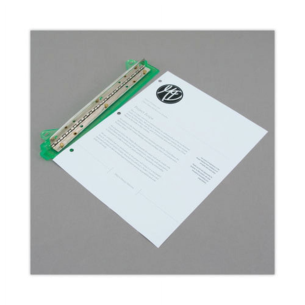 6-Sheet Trident Binder Punch, Three-Hole, 1/4" Holes, Assorted Colors | Bundle of 10 Each