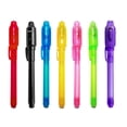 thumbnail image 1 of Peggybuy 2 in 1 Luminous Light Invisible Ink Pen UV Kids Drawing Magic Pens (Green), 1 of 9