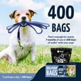Reli. Dog Poop Bags (400 HYZ01 Bags Large Roll) Dispenser Box