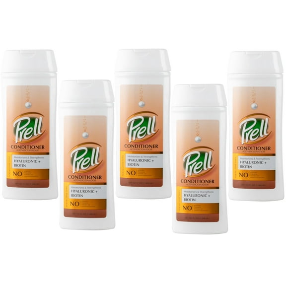 Prell Hyaluronic   Biotin Moisturizes & Strengthens Conditioner for All Hair Types 13.5 fl.oz - 5 Pack