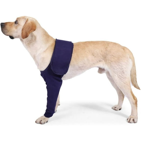 Dogs Anti-licking Protection Sleeve, Dog Surgery Recovery Sleeves for Pet Front Leg Injury Recover Sprains-S
