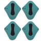 thumbnail image 5 of Protectores De Bragas Reutilizables, Almohadillas Menstruales Lavables Suaves, 4 Piezas, Transpirables, De Alta Absorción Para Uso Diario Para Mujeres, 5 of 7
