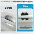 thumbnail image 6 of Uxcell 4pcs Car Door Handle Scratch Protectors Carbon Fiber Door Bowl 3D Sticker Automotive Door Handle Paint Protective Film Cover Accessories for All Cars, White, 6 of 7