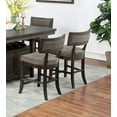 thumbnail image 4 of Rustic Espresso 7-Piece Counter Height Dining Set - Solid Wood, Seats 6, Butterfly Leaf Table &amp; Chairs. Modern Dining Room Furniture. Storage Base., 4 of 13