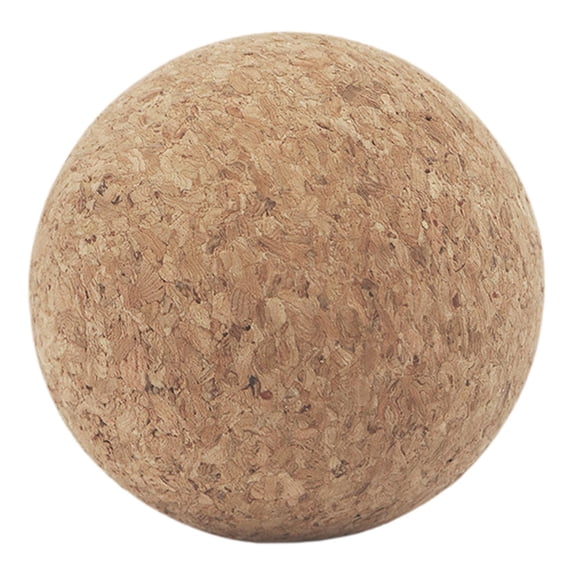 funtasica Cork Massage Ball Cork Ball Equipment Roller Tool Portable Training Home Deep Tissue Massage Lower Back Lightweight Yoga Ball 8 cm