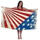thumbnail image 4 of Adult Beach Towel American Flag Sandproof Microfiber Woman Beach Towels Quick Dry Lightweight Travel Towels 27x55inch, 4 of 6