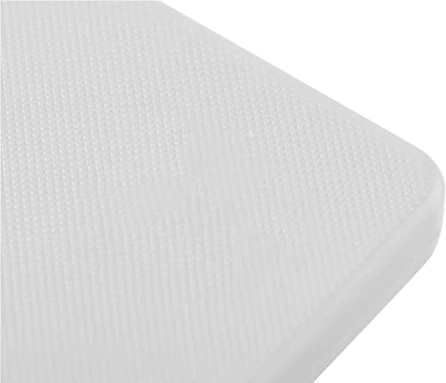 TrueCraftware- 18" X 12" X 1/2” Plastic Cutting Board for Kitchen White Color- Plastic Commercial Chopping Board Anti Slip Surface Chopping Food Cutting Mat for Meat Vegetables