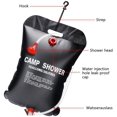 thumbnail image 1 of Bolsa de ducha solar, 20L Bolsa de ducha portátil para acampar Calentador solar, Ducha solar de viaje con manguera de interruptor de encendido / apagado y cabezal de ducha, para acampar Escalada y senderismo ZefeiWu 8390614376007, 1 of 1