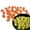 Orange, variant on sunsanly 100Pcs Decorative Pebbles Colorful Glow in Dark Aquarium Landscaping 14mm Luminous Courtyard Paving Natural Crystals Rocks Garden Decoration