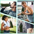 thumbnail image 7 of 40OZ Stainless Steel Water Bottle with 48H Cold & 24H Hot Insulation, Straw & Chug Lid, Paracord Handle, Carrying Pouch, for Hiking Cycling, 7 of 7