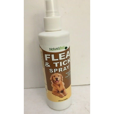 Natures Best FLEA & TICK Spray for Dogs Made W Natural Ingredients-8oz-Ships (Best Yet Flea Spray)