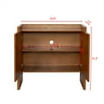 thumbnail image 4 of Xukmct Rustic Sideboard Buffet Cabinet with Inner Shelves, Wood Storage Cabinet for Entryway, Hallway, Living Room, Kitchen, Dining Room, Bedroom, 4 of 7