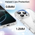 thumbnail image 4 of JETech Glitter Case for iPhone 16 Pro 6.2-Inch, Bling Sparkle Shockproof Phone Bumper Cover, Cute Sparkly for Women and Girls (Clear), 4 of 7